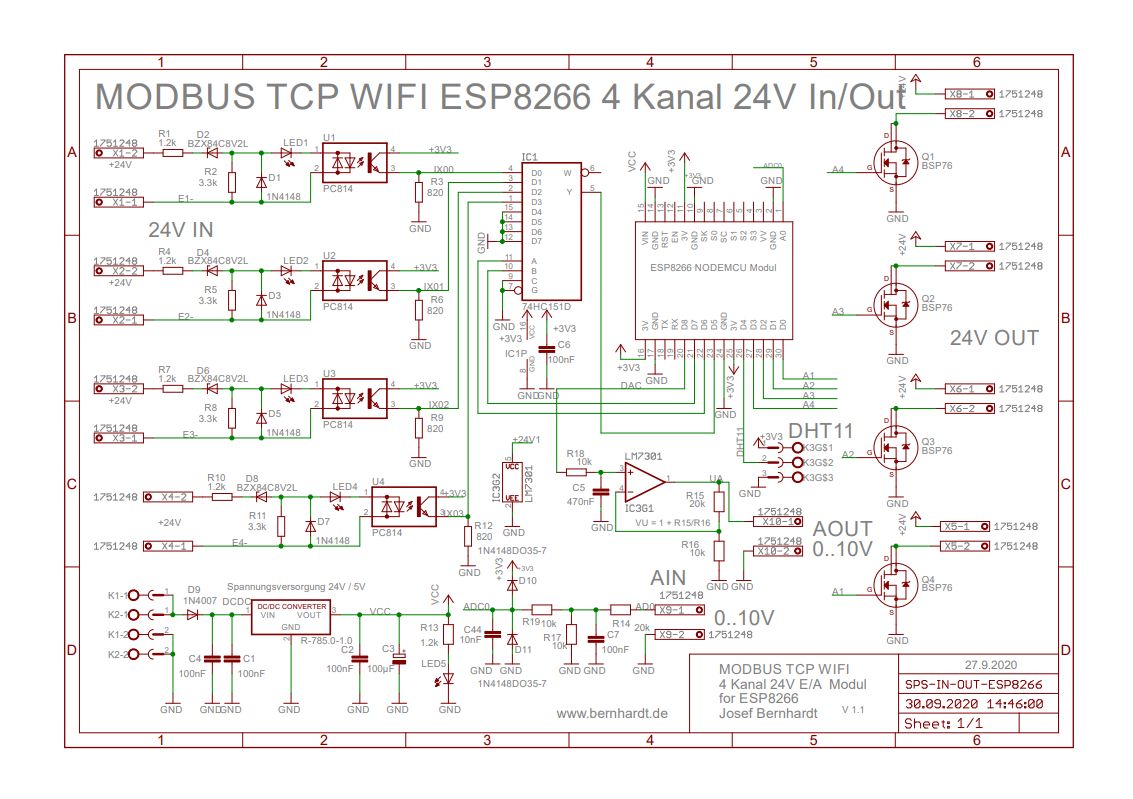 Schaltung Testboard